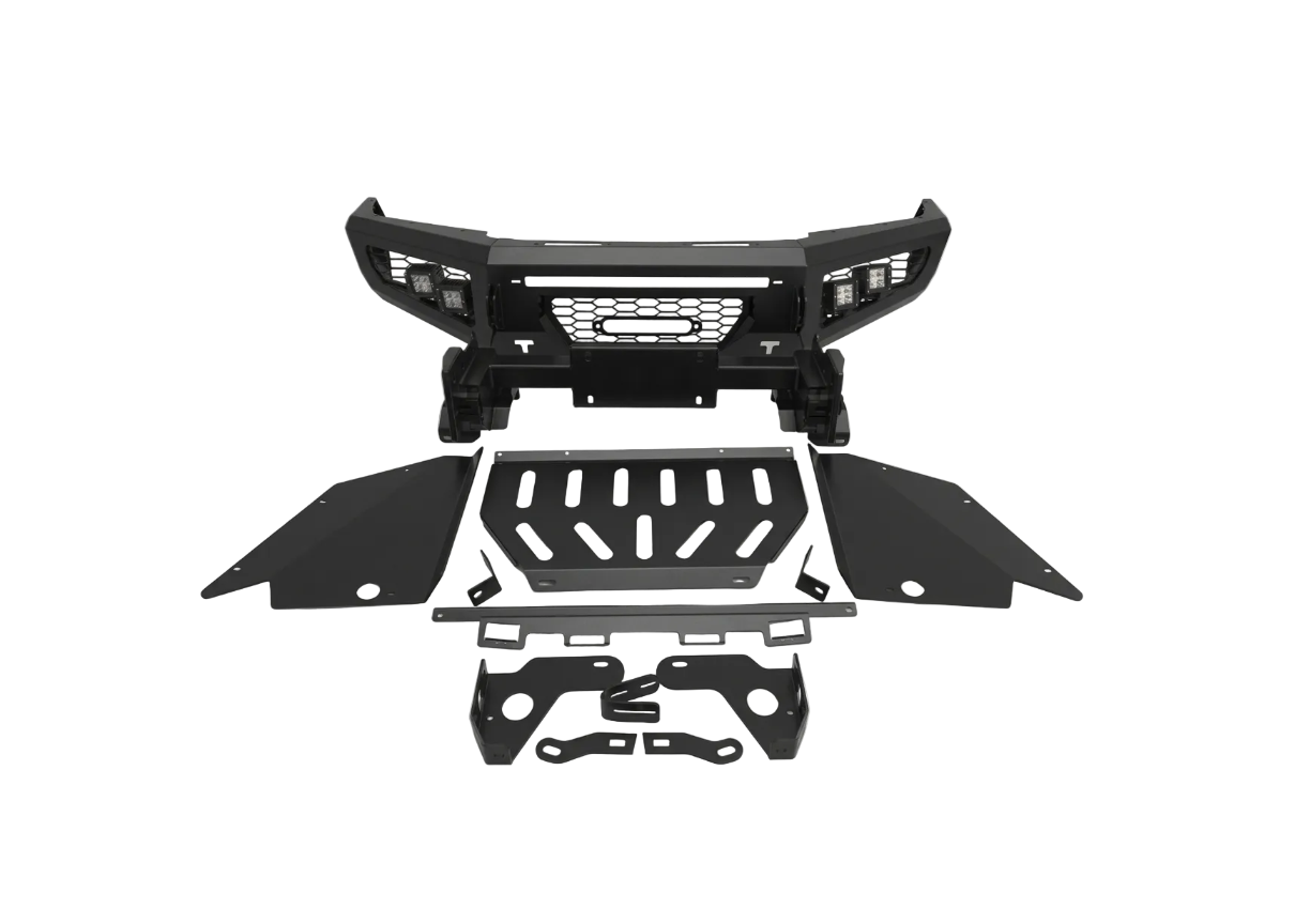 Toyota Hilux Hoopless N70 Bull bar 2005/2012 (W/4 Lights)