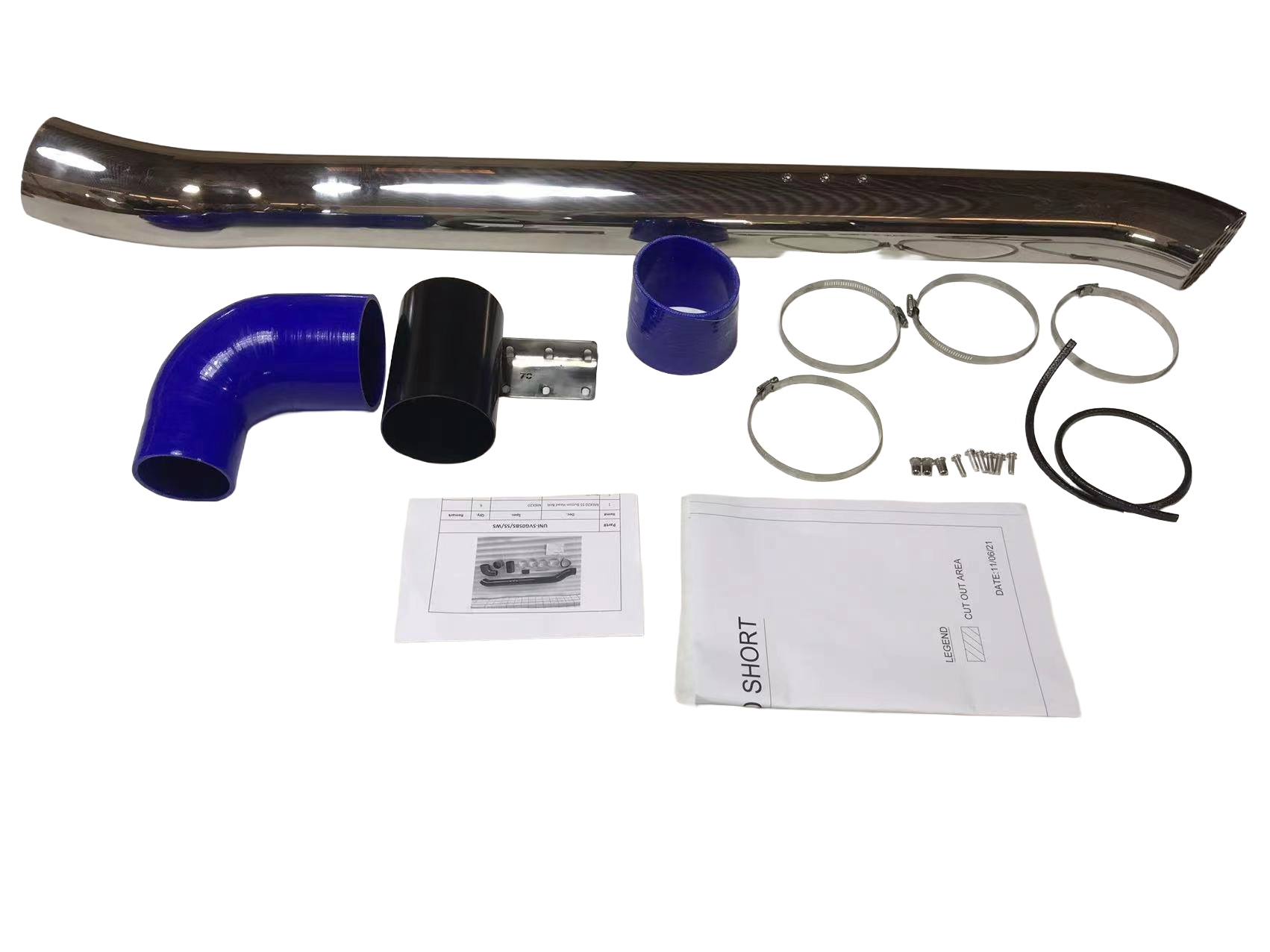 Stainless steel snorkel (4” / 5”)